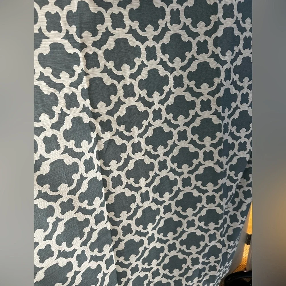 Set of 2 curtains drapes with rings 54.5” by 82”